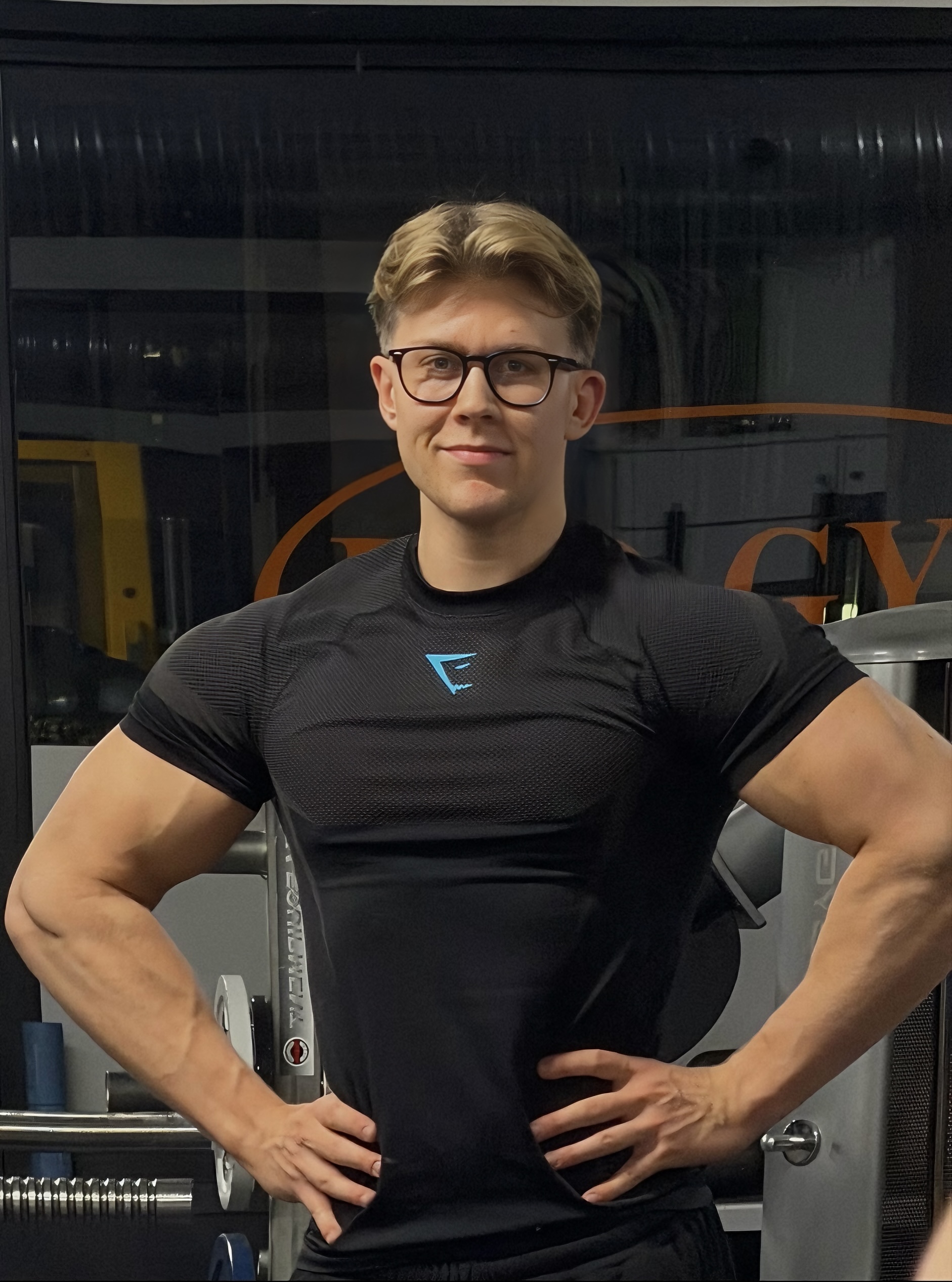 Stian Kullerød i treningsstudioet